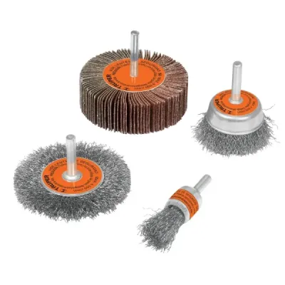 Juego De 4 Gratas Para Metal Y Madera, Zanco De 1/4" Truper