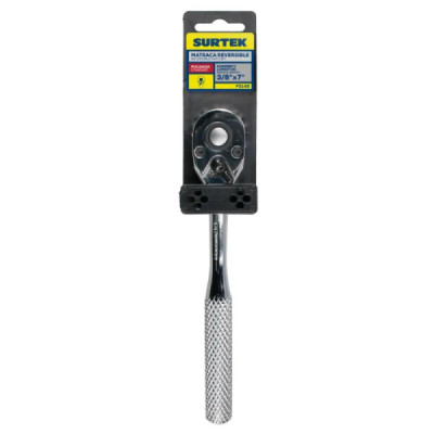 Ratchet Reversible Cabeza Pera 3/8'' Surtek Largo 17.7 Cm (F5149) Ratchet Reversible Cabeza Pera 3/8'' Surtek Largo 17.7 Cm (F5149)
