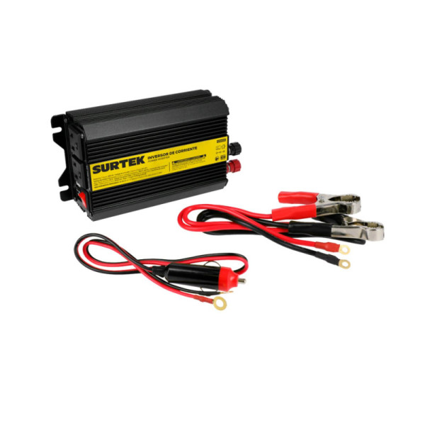 Inversor De Corriente 400 W Para Carro Surtek 12 V A 120 V (IC6400)