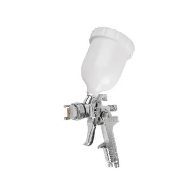 Pistola De Gravedad Hvlp 500 Ml, 1.4 Mm Con Vaso Plástico Truper