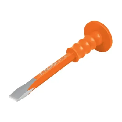 Cincel De 12" Con Cuña De 1", Incluye Grip Protector Truper