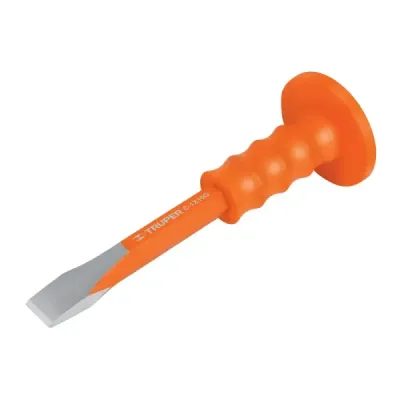 Cincel De 10" Con Cuña De 3/4", Incluye Grip Protector Truper