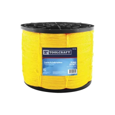 Cuerda Polipropileno 1680m 3/16' Toolcraft Carrete 15 Kg