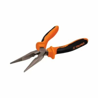 Alicate De Punta Larga Industrial De 7", Comfort Grip Truper