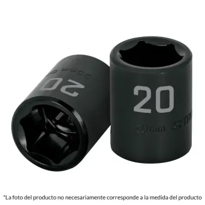 Copa Estándar De Impacto 6 Puntas De 14 Mm Cuadrante 1/2" Truper