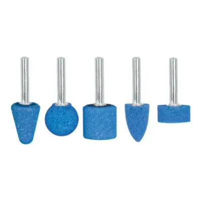 Juego De 5 Puntas Montadas Para Esmeril, Zanco 1/4" Truper