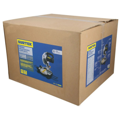 Sierra De Inglete Compuesta 10'' 1500 W 4500 Rpm Surtek (SI410A)