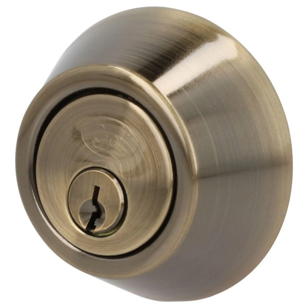 Cerrojo Cerradura De Función Doble Latón Antiguo Lock (14CE)