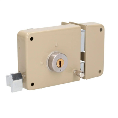 Cerradura De Sobreponer Lado Derecho Lock Llave De Puntos (14CS)