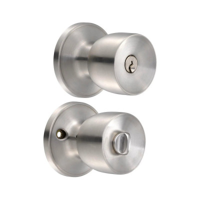 Cerradura Copa Recta Para Baño Acero Inoxidable Lock (20PO)