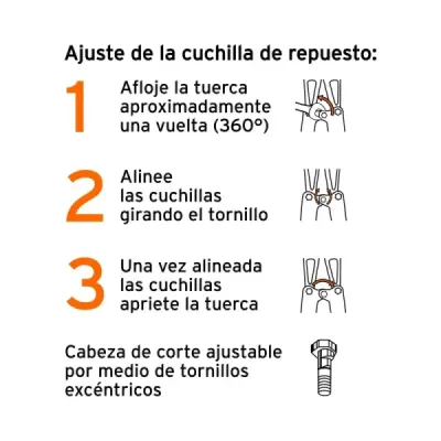 Cuchilla 9/16' De Repuesto Para Cizalla Truper Cp-36x