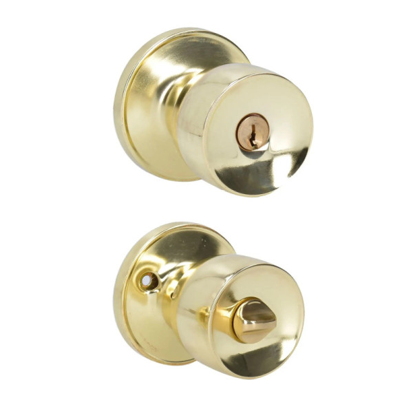 Cerradura Copa Recta Para Recámara Latón Brillante Lock (23PO)