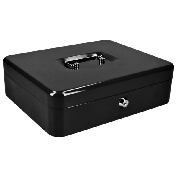 Caja Metálica Para Efectivo Dinero 20 Cm X 16 Cm Lock (CDI20)