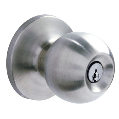 Cerradura De Bola Pomo Para Entrada Acero Inoxidable Prolok (10POP)