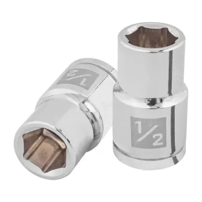 Copa Estándar 1/2" De 6 Puntas, Cuadrante De 1/2" Truper