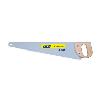Serrucho Mango Madera 16'' Hoja Acero Templado 0.90 Mm Foy (142008)