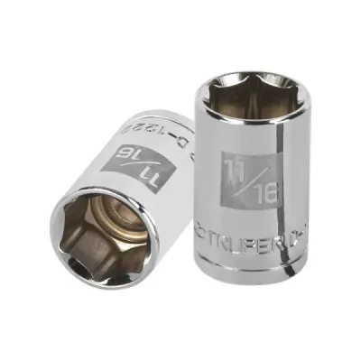 Copa Estándar 11/16" De 6 Puntas, Cuadrante De 1/2" Truper