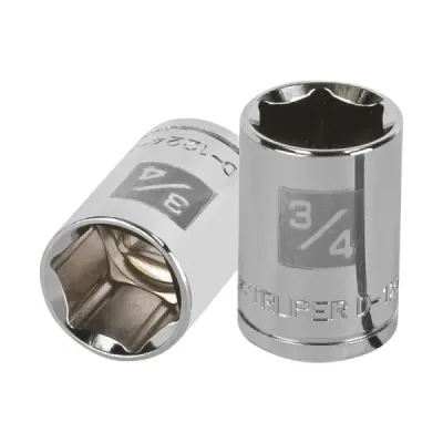 Copa Estándar 3/4" De 6 Puntas, Cuadrante De 1/2" Truper
