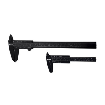 Set 2 Calibradores Pie De Rey Vernier 6'' Y 3'' Foy Plástico (142070)