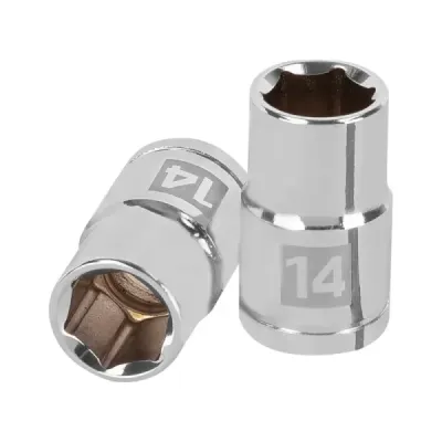 Copa Estándar 14 Mm De 6 Puntas, Cuadrante De 1/2" Truper