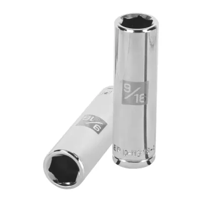 Copa Estándar Larga 9/16" De 6 Puntas, Cuadrante De 1/2" Truper