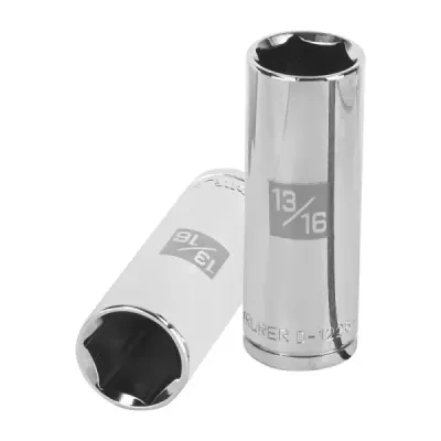 Copa Estándar Para Bujías 13/16", 6 Puntas, Cuadrante 1/2" Truper