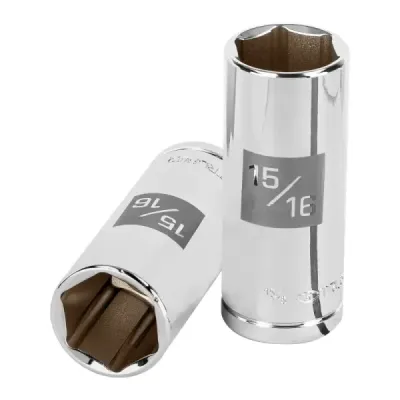 Copa Estándar Para Bujías 15/16", 6 Puntas, Cuadrante 1/2" Truper