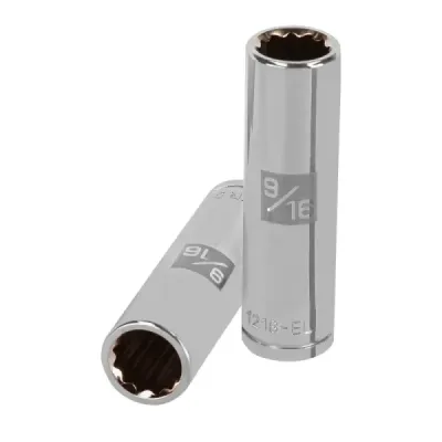 Copa Estándar Larga 9/16" De 12 Puntas, Cuadrante De 1/2" Truper