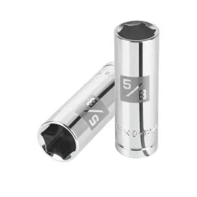 Copa Estándar Para Bujías 5/8", 6 Puntas, Cuadrante 1/2" Truper