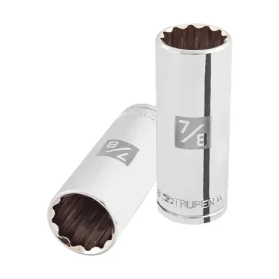 Copa Estándar Larga 7/8" De 12 Puntas, Cuadrante De 1/2" Truper