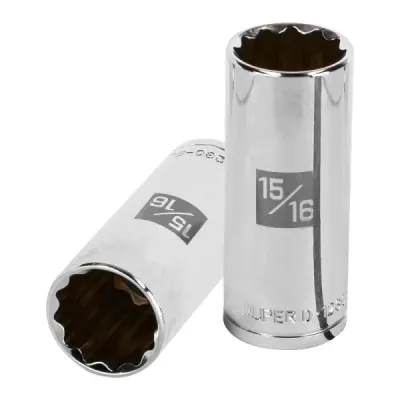Copa Estándar Larga 15/16" De 12 Puntas, Cuadrante De 1/2" Truper