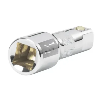 Extensión De 2.1/2" Acero Al Cromo Vanadio, Cuadrante 1/2" Truper
