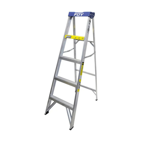 Escalera De Tijera 4 Peldaños Antideslizantes 90 Kg Foy (ETF4)