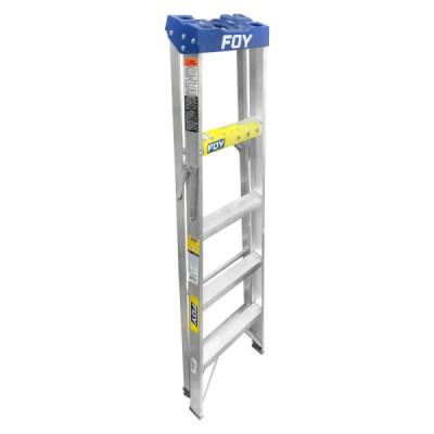 Escalera De Tijera 4 Peldaños Antideslizantes 90 Kg Foy (ETF4)