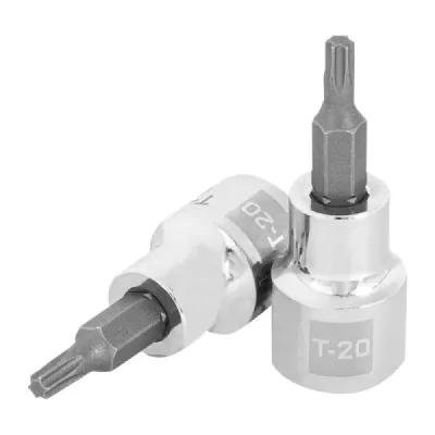 Copa Punta Torx T-20 Uso Profesional, Cuadrante De 3/8" Truper