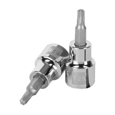 Copa Punta Torx T-25 Uso Profesional, Cuadrante De 3/8" Truper
