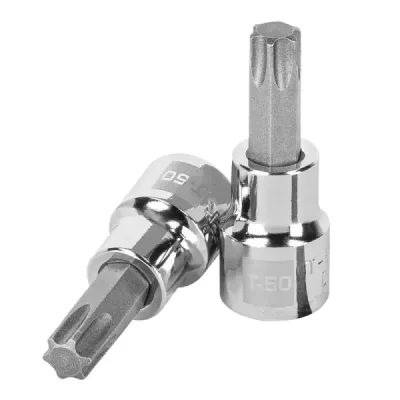 Copa Punta Torx T-50 Uso Profesional, Cuadrante De 3/8" Truper