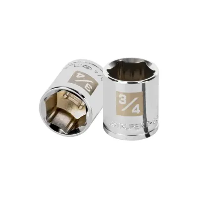 Copa Estándar 3/4" De 6 Puntas, Cuadrante De 3/8" Truper
