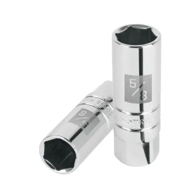Copa Estándar Para Bujías 5/8", 6 Puntas, Cuadrante 3/8" Truper