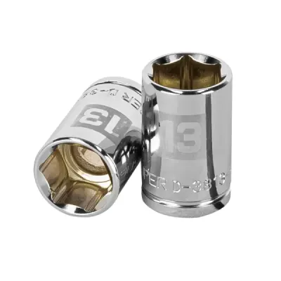 Copa Estándar 13 Mm De 6 Puntas, Cuadrante De 3/8" Truper