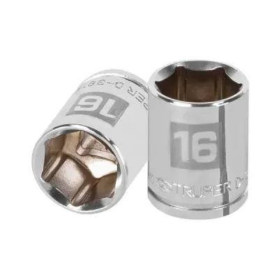 Copa Estándar 16 Mm De 6 Puntas, Cuadrante De 3/8" Truper