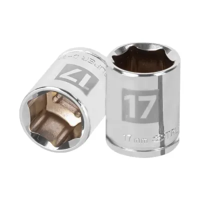 Copa Estándar 17 Mm De 6 Puntas, Cuadrante De 3/8" Truper