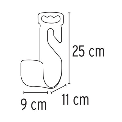 Gancho Porta Mangueras De Jardín De 1/2" Hasta 1" Truper (GA-MA-N) Gancho Porta Mangueras De Jardín De 1/2" Hasta 1" Truper (GA-MA-N)
