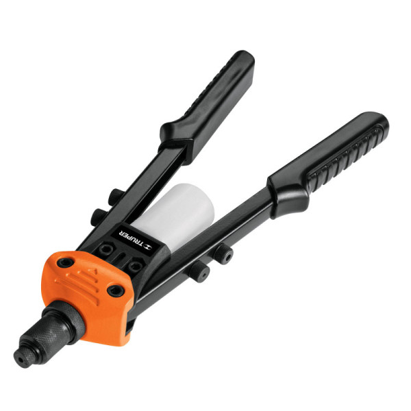 Remachadora Tipo Tijera De 13" Con 5 Boquillas Y Contenedor Truper (RE-TI)