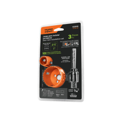 Juego Para Instalar Cerraduras De 3 Piezas Uso Industrial Truper (KITB-3X) Juego Para Instalar Cerraduras De 3 Piezas Uso Industrial Truper (KITB-3X)