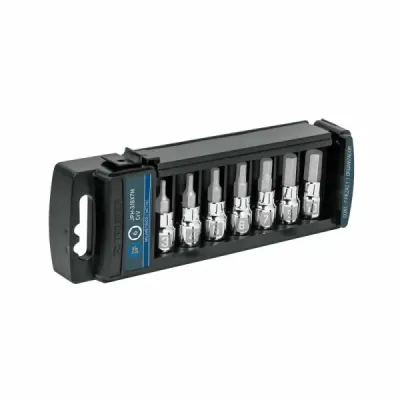 Juego De 7 Copas Métricas Punta Hexagonal Cuadrante 3/8" Truper
