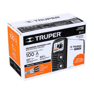 Soldador Inversor De Corriente Profesional De 100 A Y 120 V Truper (SOIN-101M)