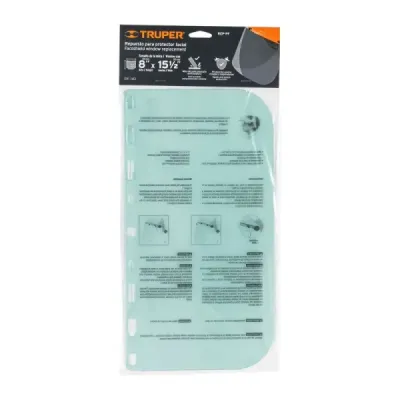 Mica Protectora De Policarbonato Para Careta Truper Pf-500