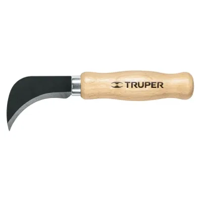 Cuchillo De Linóleo De 8" En Acero Inoxidable Sae 420 Truper