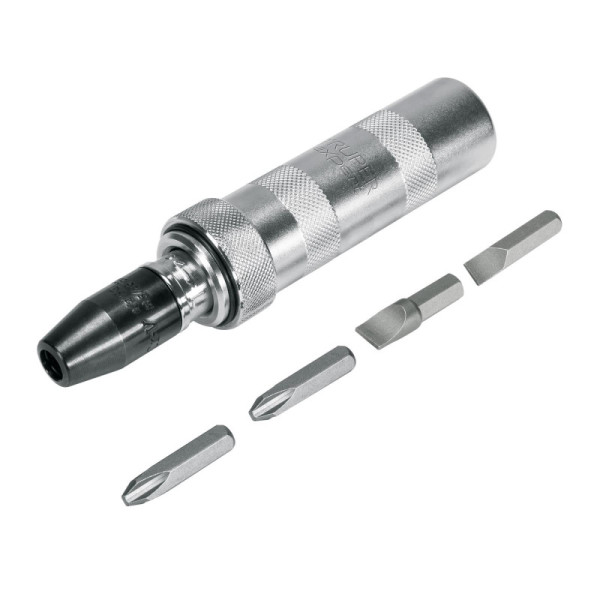 Destornillador De Impacto Con 4 Puntas Y Estuche Industrial Truper (DIMP-3/8X)